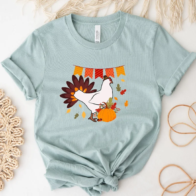 CHICKEN FALL T-Shirt (XS-4XL) - Multiple Colors!