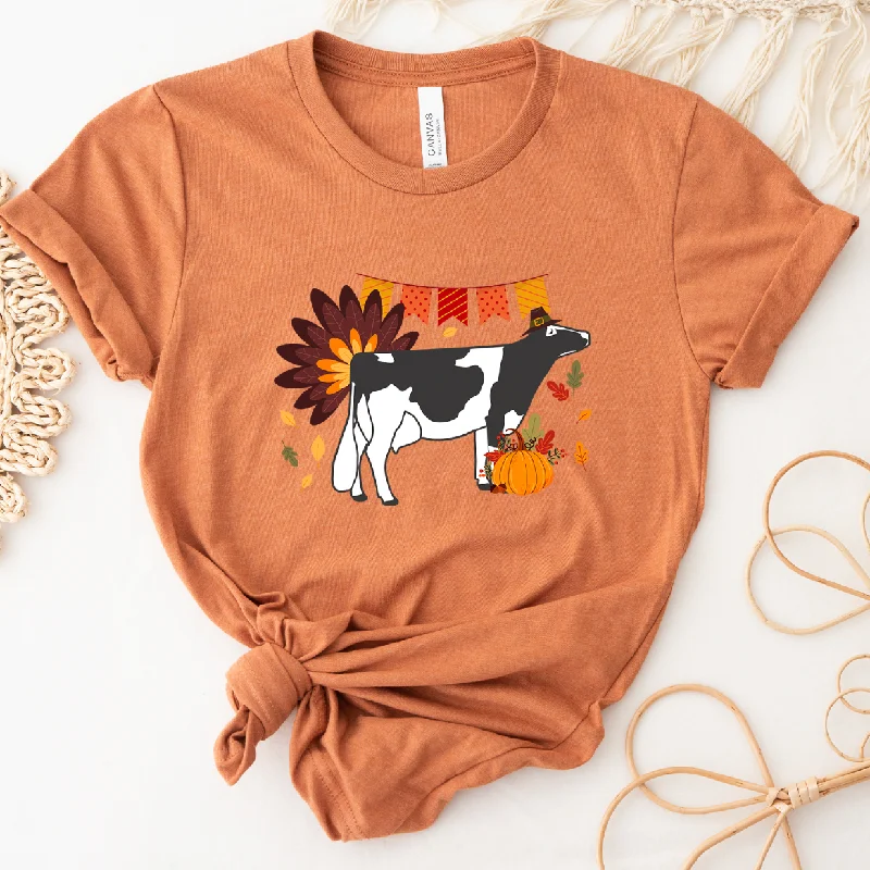 Dairy Cow Fall T-Shirt (XS-4XL) - Multiple Colors!