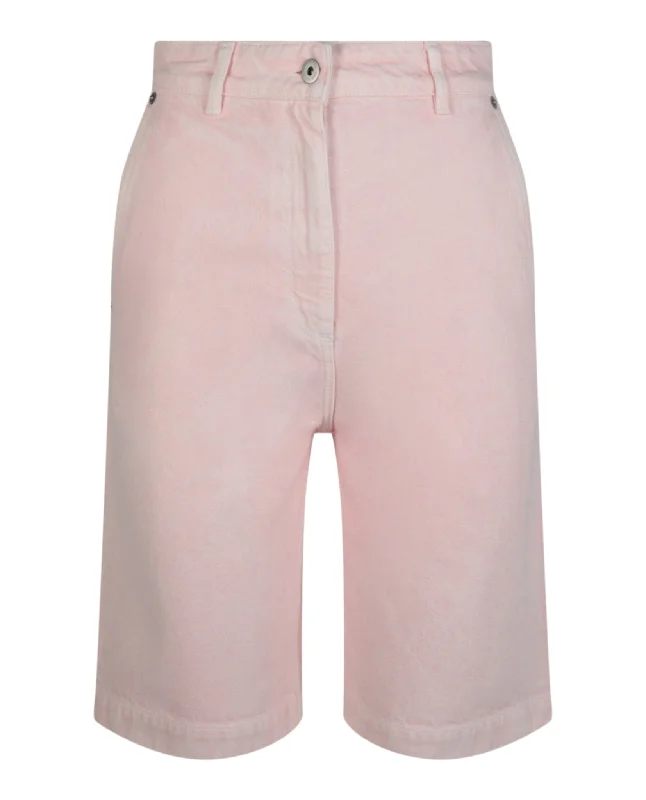 High Waist Bermuda Shorts