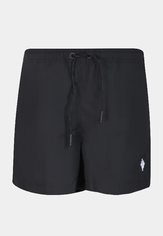 Marcelo Burlon Cross Swimming Short Black White