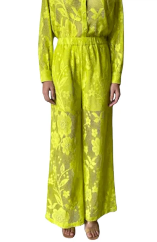 Nysa Pants In Lime