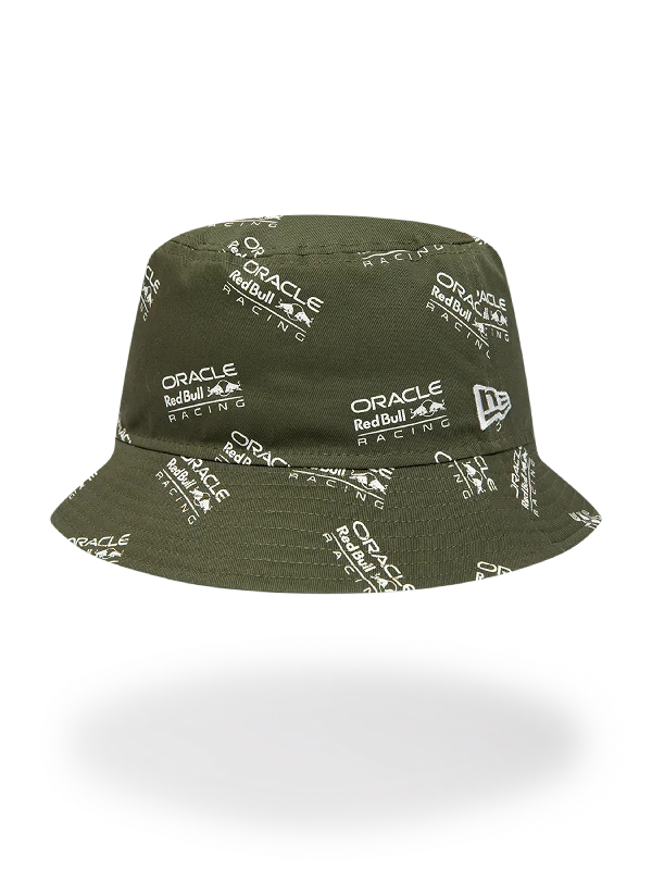 Oracle Red Bull Racing New Era Olive Bucket Hat