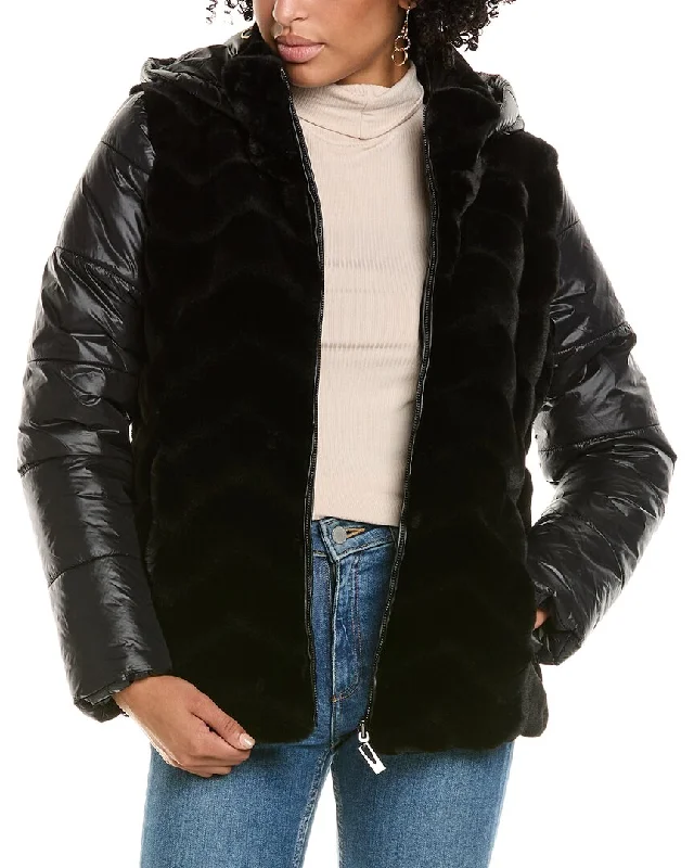 Via Spiga Puffer Sleeve Jacket