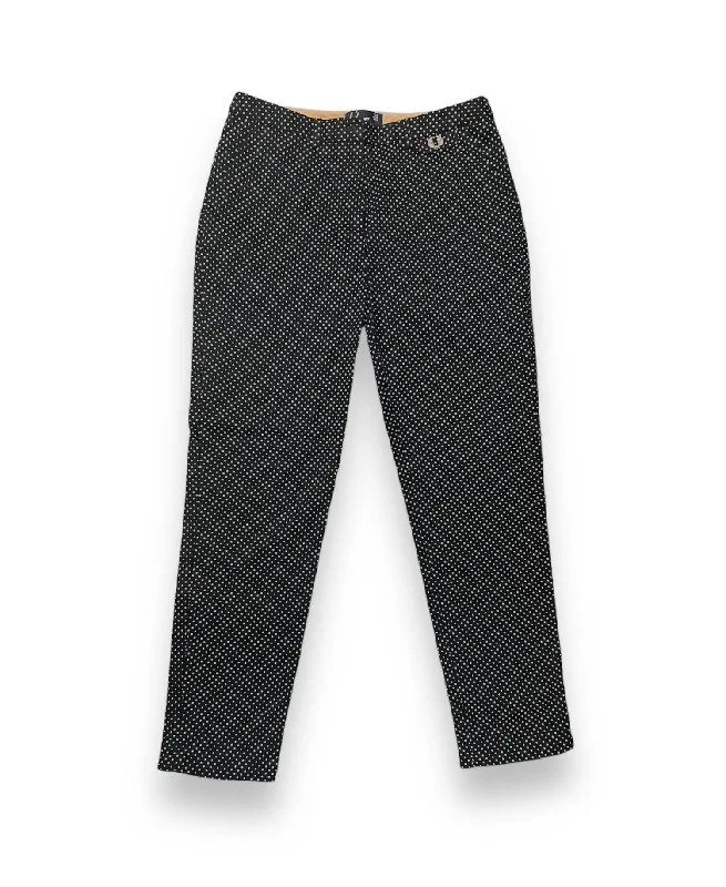 Women's Pin Dot Trousers In Black