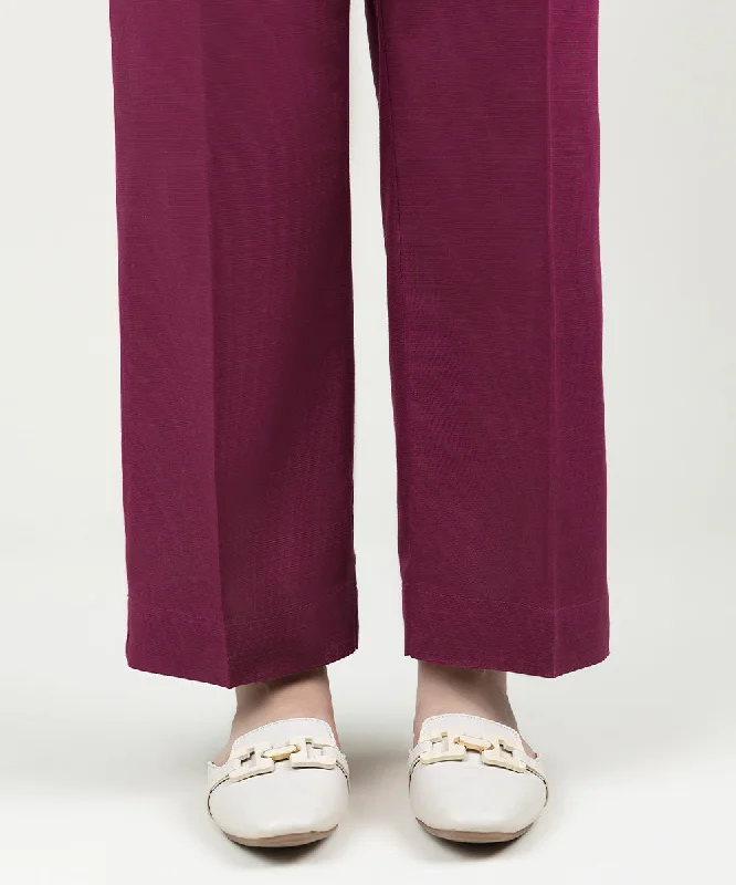 Solid Light Khaddar Pants