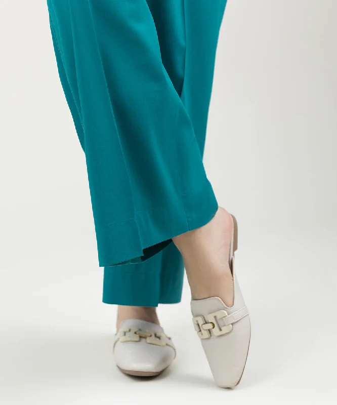 Solid Cotton Viscose Culottes