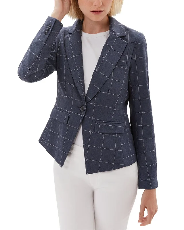 ecru One Button Blazer