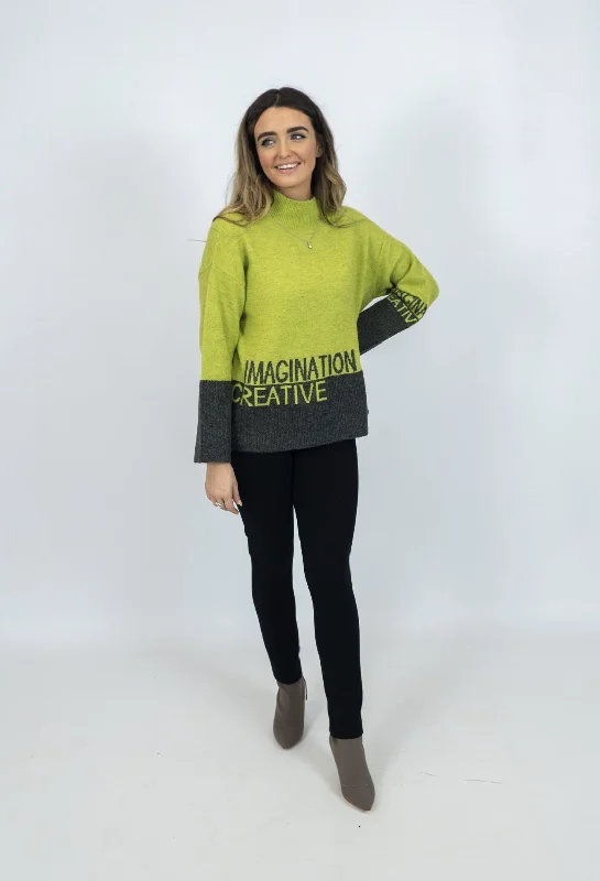 Md'M Green Sweater