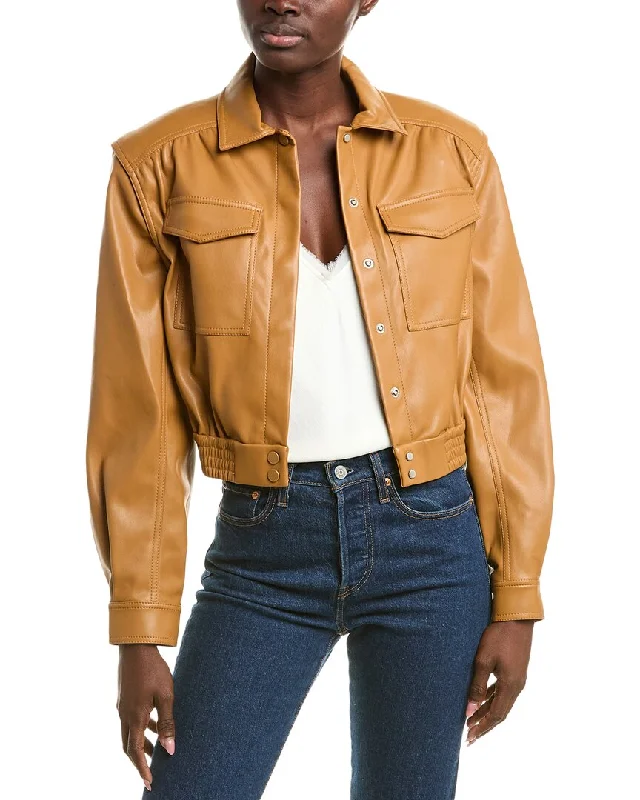 SIMKHAI Marbella Crop Utility Jacket