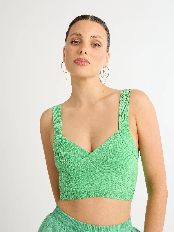 EMMA CROP KNIT TOP