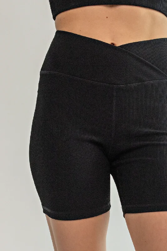 Standard Perfection Black Biker Shorts