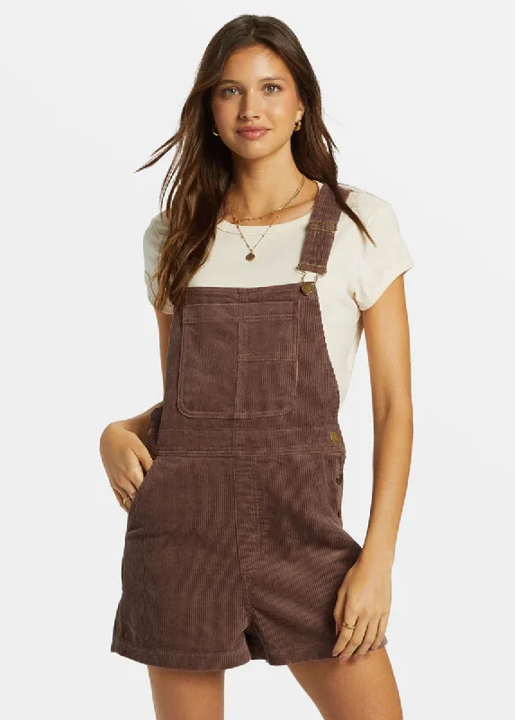 Sand Canyon Corduroy Shortalls - Kona