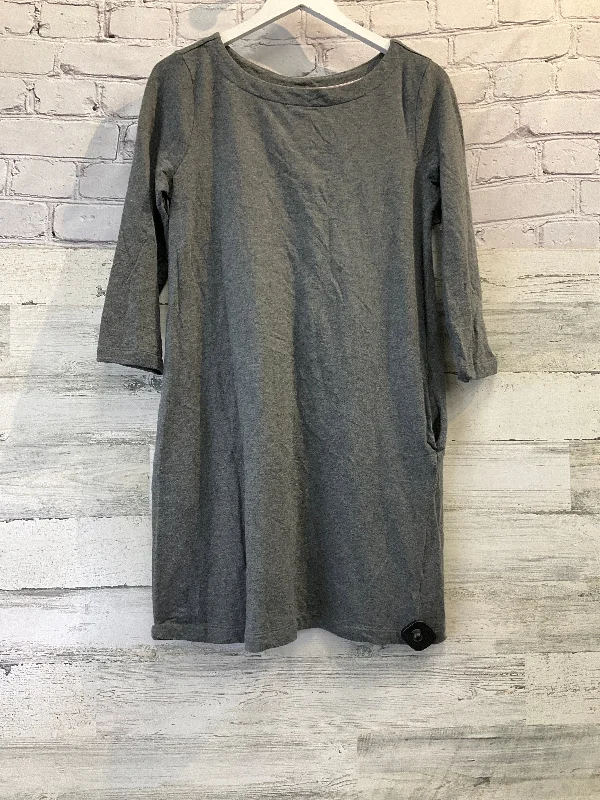 Dress Casual Midi By A New Day In Grey, Size: M