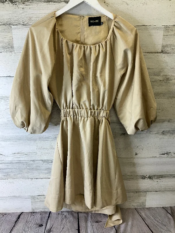 Dress Casual Midi By Clothes Mentor In Beige, Size: S