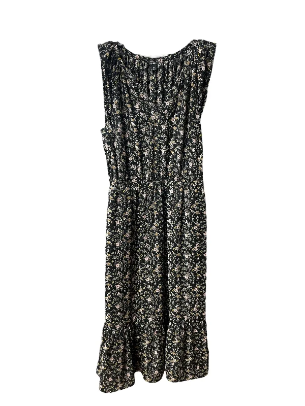 Dress Casual Midi By J. Crew In Black, Size: Xs