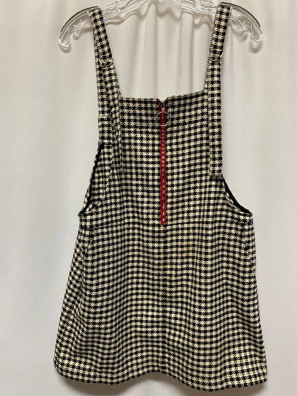 Dress Casual Midi By Mango In Black & White, Size: M