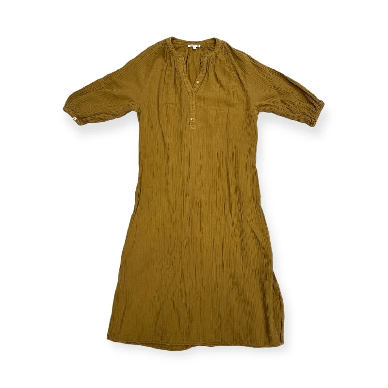 Dress Casual Midi By Sundry In Brown, Size: 33